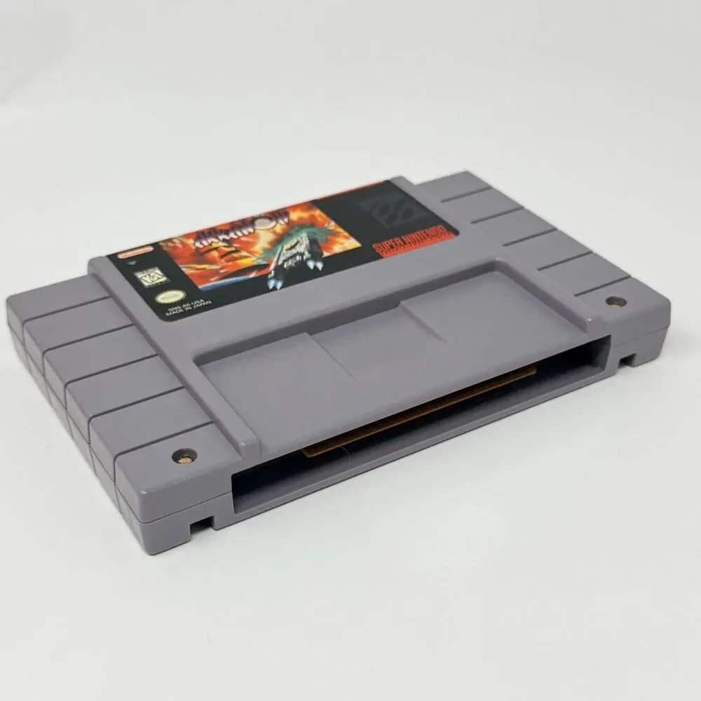Arkanoid Doh It Again Nintendo Super NES SNES Complete CIB Poster Tested